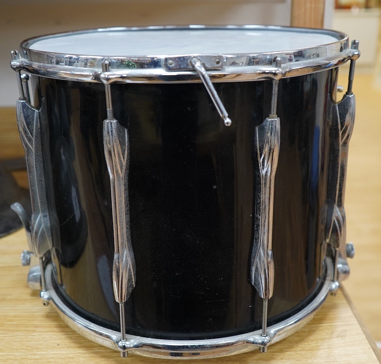 A modern ERII Royal Highland Regiment military side drum by Premier, 35.5cm diameter skin. Condition - good.